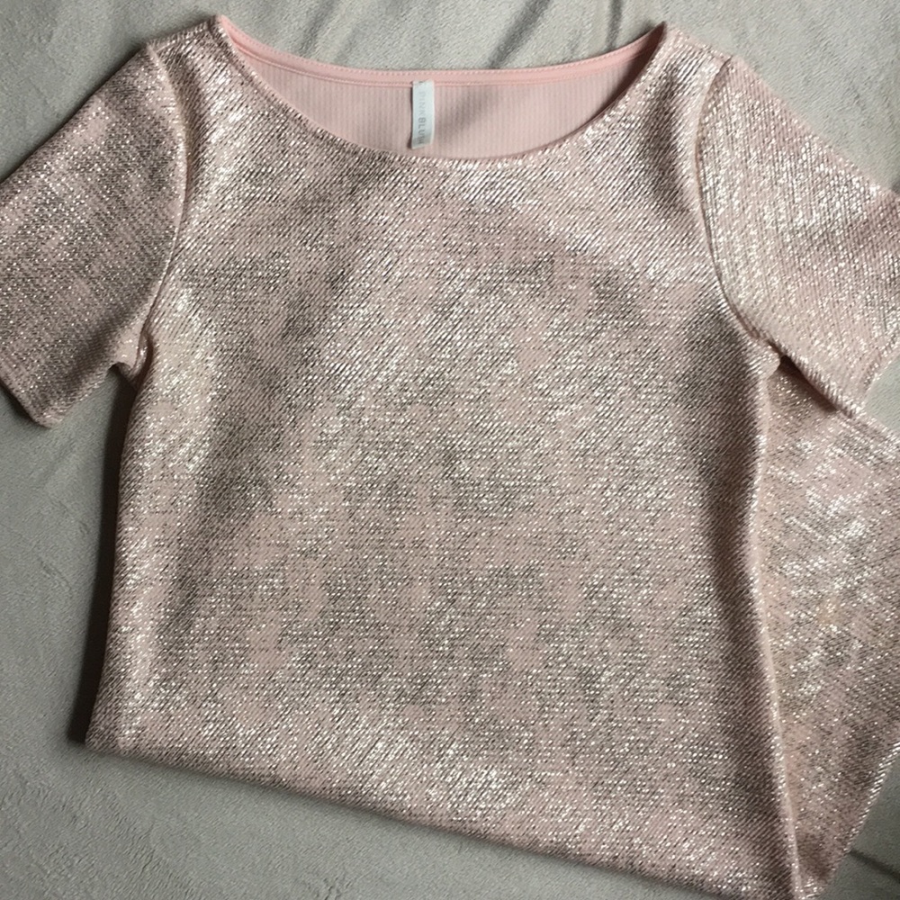 Pink Blush shift tee dress